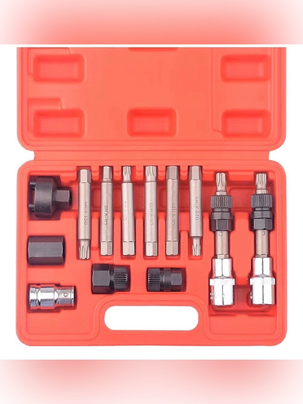 DAYUAN 13 Pc Alternator Freewheel Pulley Car Garage Tool Kit